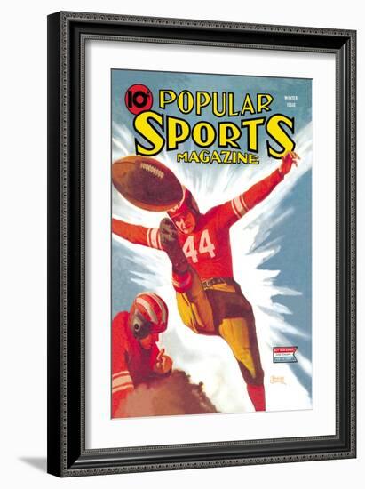 Popular Sports Magazine-null-Framed Art Print