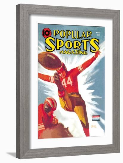 Popular Sports Magazine-null-Framed Art Print