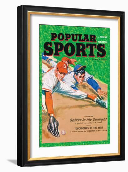 Popular Sports: Spikes in the Sunlight-null-Framed Art Print