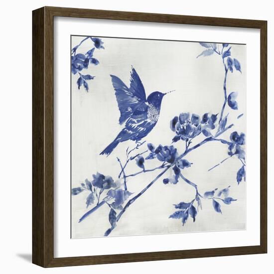 Porcelain Hummingbird-Asia Jensen-Framed Art Print