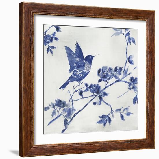 Porcelain Hummingbird-Asia Jensen-Framed Art Print