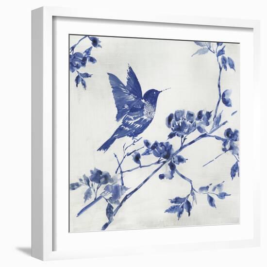 Porcelain Hummingbird-Asia Jensen-Framed Art Print