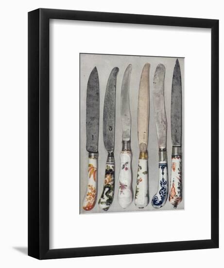 'Porcelain Knife Handles', 1912-Unknown-Framed Giclee Print