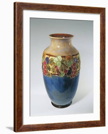 Porcelain Royal Doulton Vase-null-Framed Giclee Print