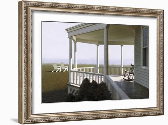 Porch Chairs-Zhen-Huan Lu-Framed Giclee Print