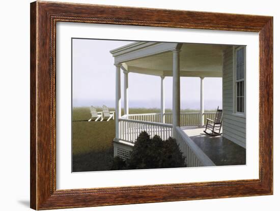 Porch Chairs-Zhen-Huan Lu-Framed Giclee Print