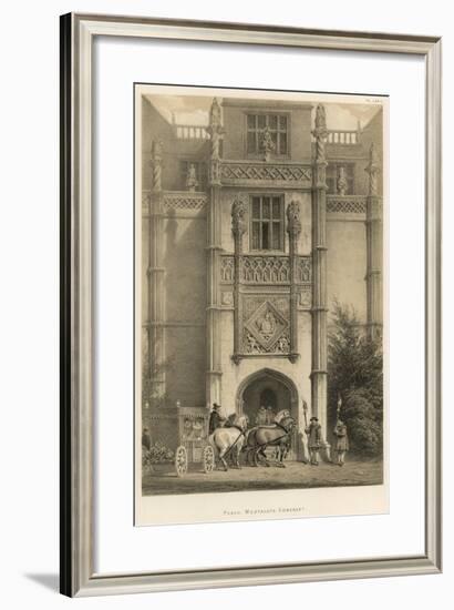 Porch, Montacute, Somerset-Joseph Nash-Framed Giclee Print