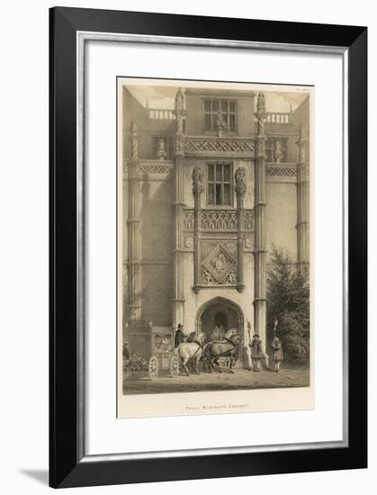 Porch, Montacute, Somerset-Joseph Nash-Framed Giclee Print