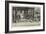 Porch of the Ikuta Temple, Kobe, Japan-Charles Edwin Fripp-Framed Premium Giclee Print