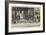 Porch of the Ikuta Temple, Kobe, Japan-Charles Edwin Fripp-Framed Giclee Print