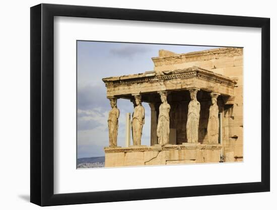 Porch of the Maidens (Caryatids), Erechtheion, Acropolis, UNESCO World Heritage Site, Athens-Eleanor Scriven-Framed Photographic Print