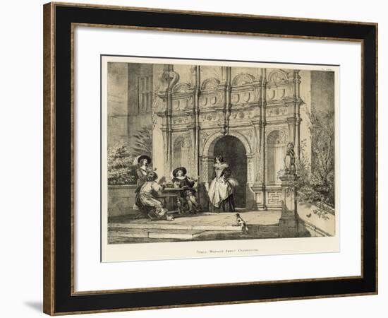 Porch, Wroxton Abbey, Oxfordshire-Joseph Nash-Framed Giclee Print