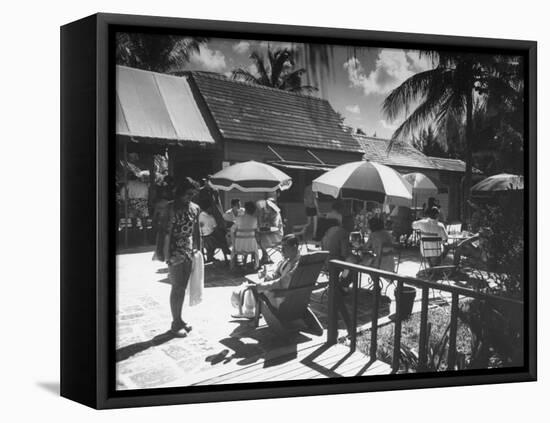 Porcupine Club, the Most Conservative and Fashionable of All Clubs in Nassau-null-Framed Premier Image Canvas