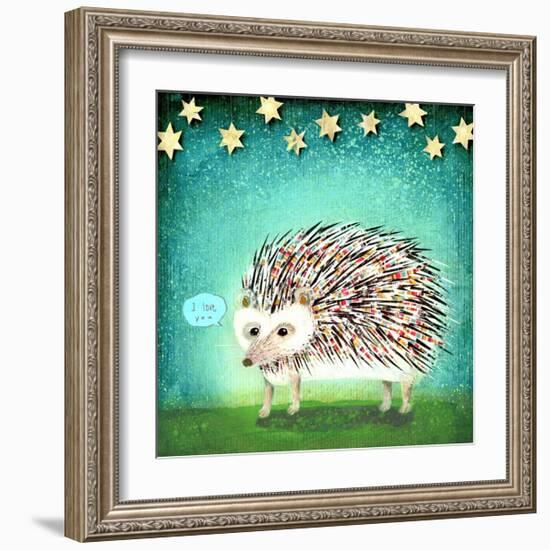 Porcupine for Thomas-Judy Verhoeven-Framed Art Print