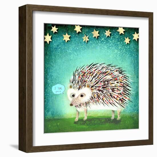 Porcupine for Thomas-Judy Verhoeven-Framed Art Print