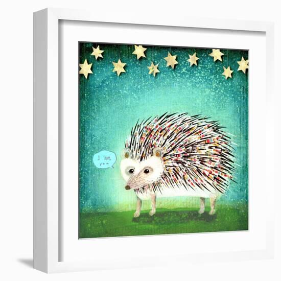 Porcupine for Thomas-Judy Verhoeven-Framed Art Print