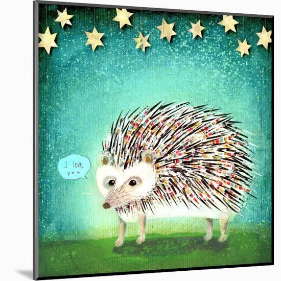 Porcupine for Thomas-Judy Verhoeven-Mounted Art Print
