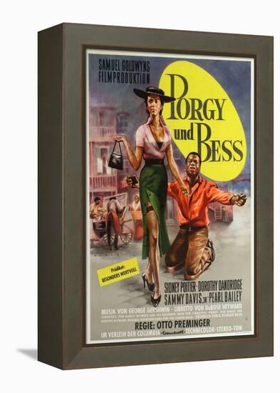 Porgy and Bess, German Movie Poster, 1959-null-Framed Stretched Canvas