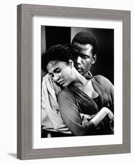 Porgy And Bess, Sidney Poitier, Dorothy Dandridge, 1959-null-Framed Photo