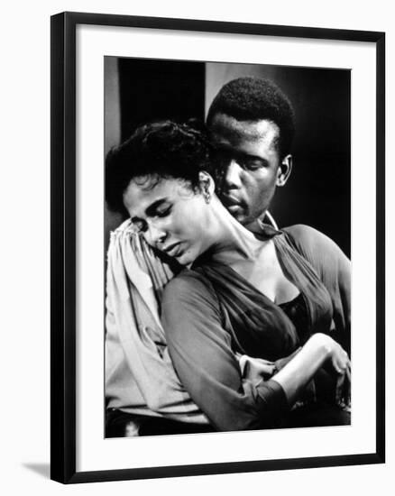 Porgy And Bess, Sidney Poitier, Dorothy Dandridge, 1959-null-Framed Photo