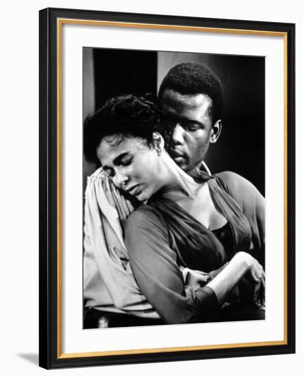 Porgy And Bess, Sidney Poitier, Dorothy Dandridge, 1959-null-Framed Photo