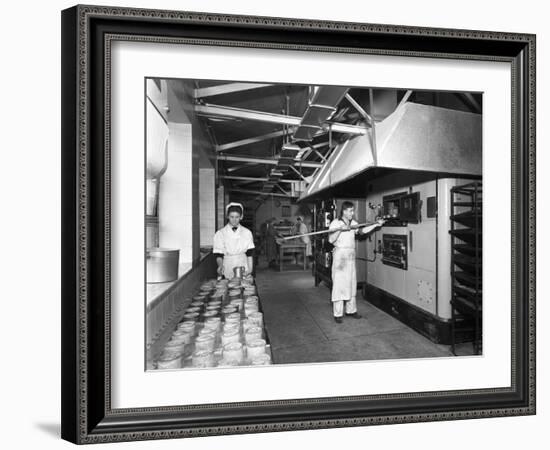 Pork Pie Production, Rawmarsh, South Yorkshire, 1955-Michael Walters-Framed Photographic Print