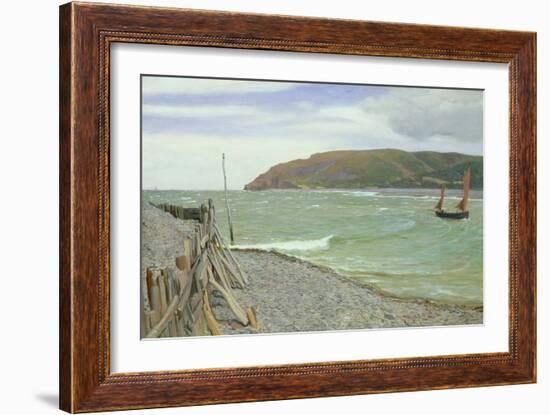 Porlock Bay, 1891-Charles Napier Hemy-Framed Giclee Print
