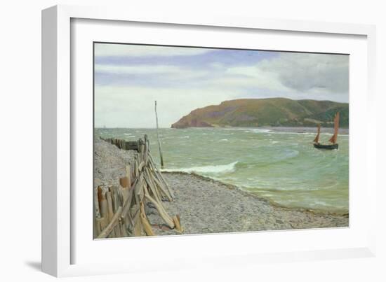 Porlock Bay, 1891-Charles Napier Hemy-Framed Giclee Print