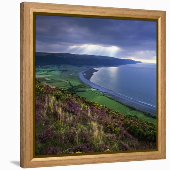 Porlock Bay, Porlock, Somerset, England, United Kingdom, Europe-Stuart Black-Framed Premier Image Canvas