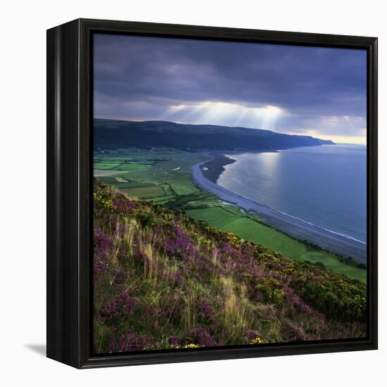 Porlock Bay, Porlock, Somerset, England, United Kingdom, Europe-Stuart Black-Framed Premier Image Canvas