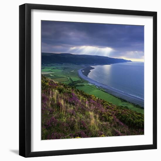 Porlock Bay, Porlock, Somerset, England, United Kingdom, Europe-Stuart Black-Framed Photographic Print