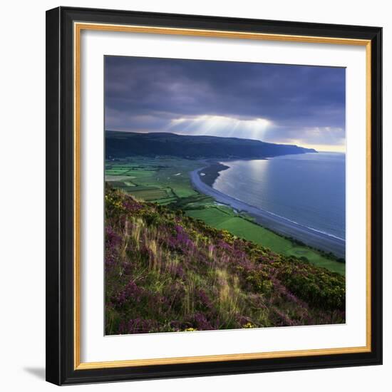 Porlock Bay, Porlock, Somerset, England, United Kingdom, Europe-Stuart Black-Framed Photographic Print