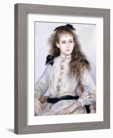 Porrait of Madeleine Adam, 1887-Pierre-Auguste Renoir-Framed Giclee Print