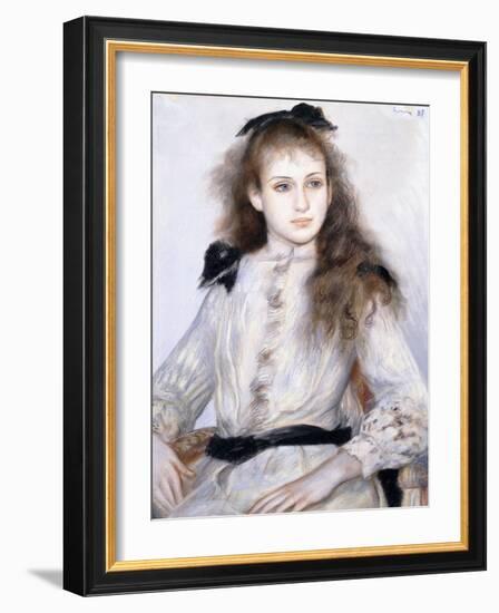 Porrait of Madeleine Adam, 1887-Pierre-Auguste Renoir-Framed Giclee Print