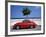 Porsche 356 on the Beach, Altea, Alicante, Costa Blanca, Spain-Walter Bibikow-Framed Photographic Print