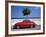 Porsche 356 on the Beach, Altea, Alicante, Costa Blanca, Spain-Walter Bibikow-Framed Photographic Print