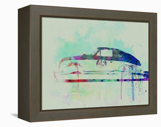 Porsche 356 Watercolor-NaxArt-Framed Stretched Canvas