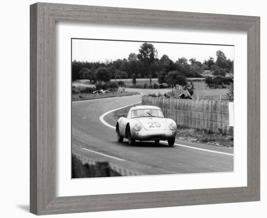 Porsche 550A Rs Coupe, Le Mans 24 Hours, France, 1956-null-Framed Photographic Print