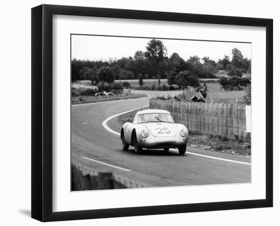 Porsche 550A Rs Coupe, Le Mans 24 Hours, France, 1956-null-Framed Photographic Print