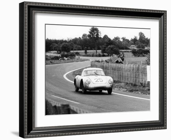 Porsche 550A Rs Coupe, Le Mans 24 Hours, France, 1956-null-Framed Photographic Print