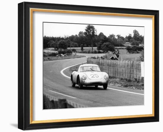 Porsche 550A Rs Coupe, Le Mans 24 Hours, France, 1956-null-Framed Photographic Print