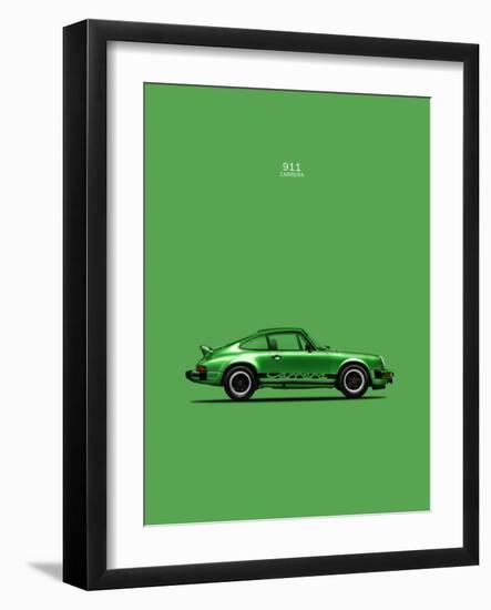 Porsche 911 Carrera Green-Mark Rogan-Framed Premium Giclee Print