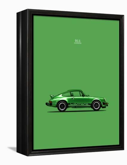 Porsche 911 Carrera Green-Mark Rogan-Framed Stretched Canvas