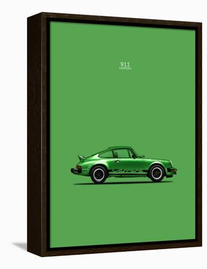 Porsche 911 Carrera Green-Mark Rogan-Framed Stretched Canvas