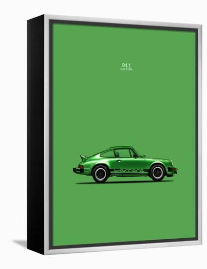 Porsche 911 Carrera Green-Mark Rogan-Framed Stretched Canvas