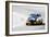 Porsche 911 on Race Track Watercolor-NaxArt-Framed Art Print