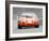 Porsche 911 Race Track Watercolor-NaxArt-Framed Art Print