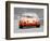 Porsche 911 Race Track Watercolor-NaxArt-Framed Art Print