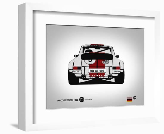 Porsche 911 Rear-NaxArt-Framed Premium Giclee Print