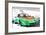 Porsche 911 Turbo Watercolor-NaxArt-Framed Art Print